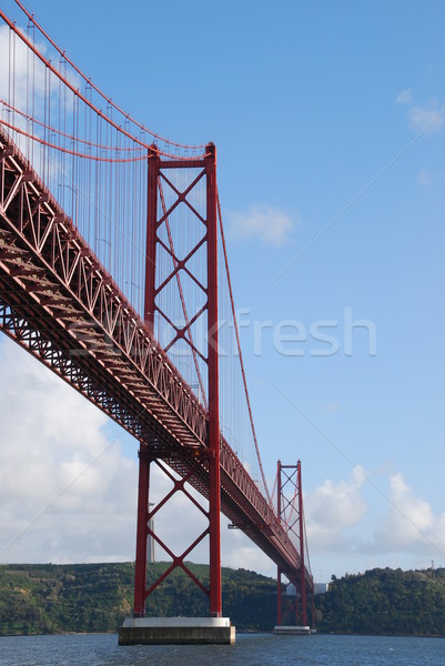 Stock photo: 25th April bridge in Lisbon, Portugal