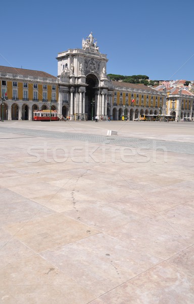 Commerce Square in Lisbon Stock photo © luissantos84