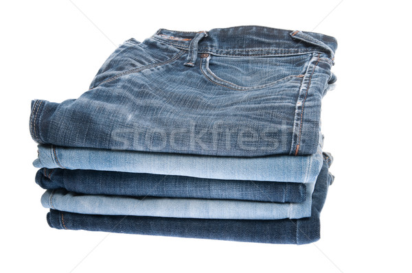 Stack of jeans Stock photo © luissantos84