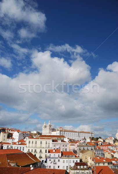 Sao Vicente de Fora church in Lisbon Stock photo © luissantos84