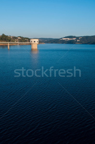 Stockfoto: Rivier · Portugal · prachtig · blauwe · hemel