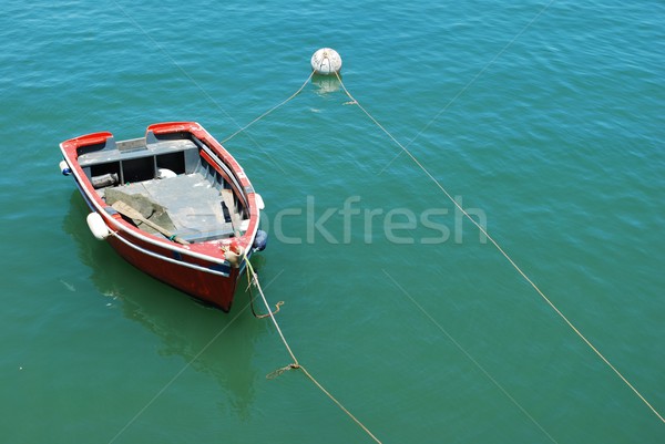 Stock photo: Old fishing boat at the port in Cascais, Portugal