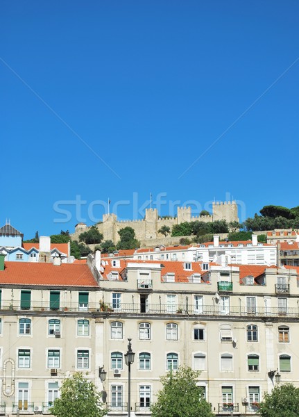 Sao Jorge Castle in Lisbon Stock photo © luissantos84