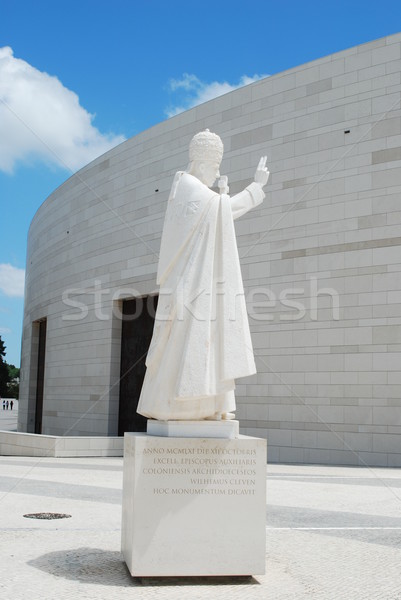 Stock photo: Pope Pio XII in Sanctuary of Fatima