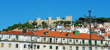 Sao Jorge Castle in Lisbon, Portugal Stock photo © luissantos84