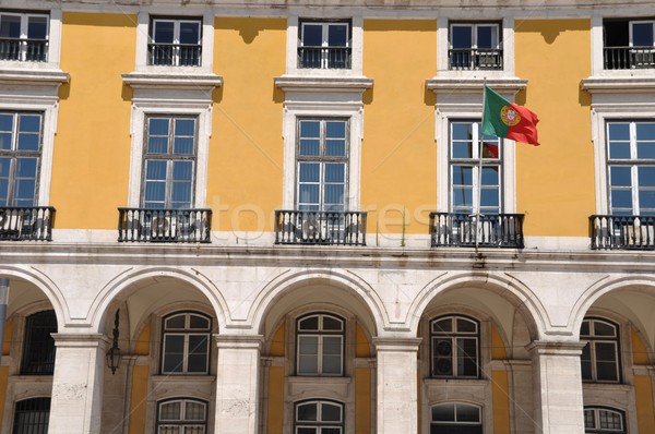 Commerce Square in Lisbon Stock photo © luissantos84