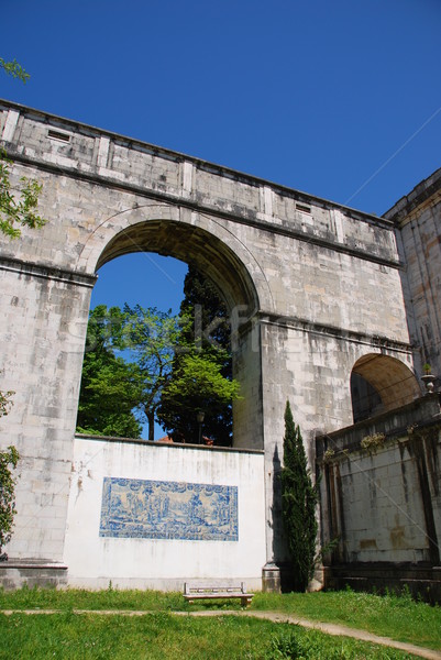 Amoreiras garden in Lisbon Stock photo © luissantos84