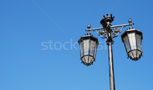 Street lamp posts Stock photo © luissantos84
