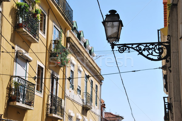 Stockfoto: Lissabon · mooie · traditioneel · antieke · gebouw