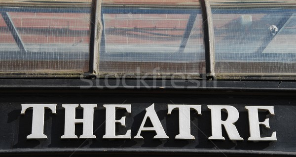 Theatre sign Stock photo © luissantos84