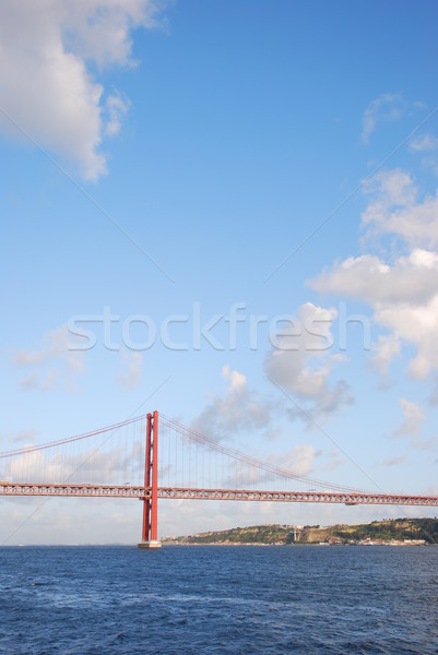 Brug Lissabon Portugal oude landschap Stockfoto © luissantos84