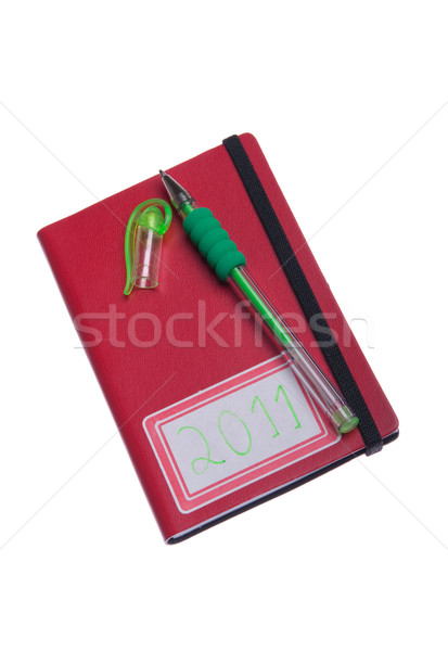 Tervez 2011 notebook toll felső izolált Stock fotó © luissantos84