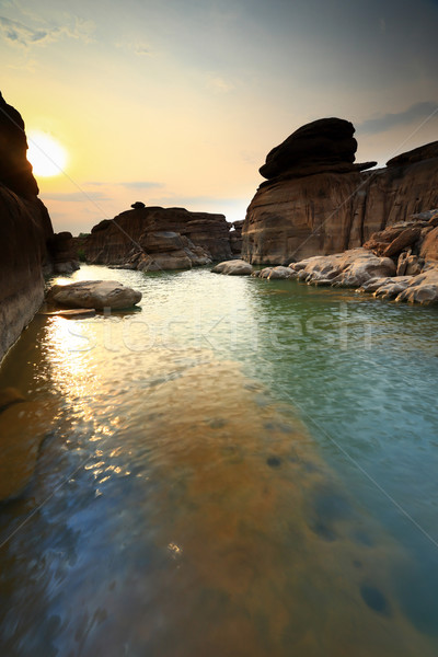 Kanyon Grand Canyon Thaiföld tájkép folyó folyam Stock fotó © lukchai