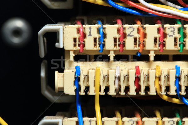 Telephone exchange Stock photo © lukchai
