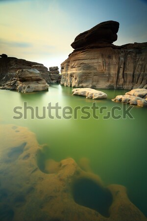 Kanyon Grand Canyon Thaiföld tájkép folyó folyam Stock fotó © lukchai