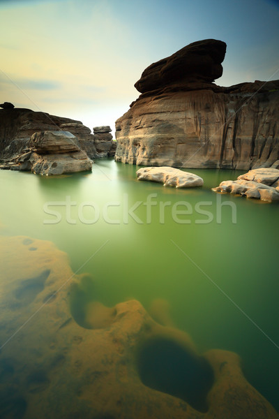 Kanyon Grand Canyon Thaiföld tájkép folyó folyam Stock fotó © lukchai