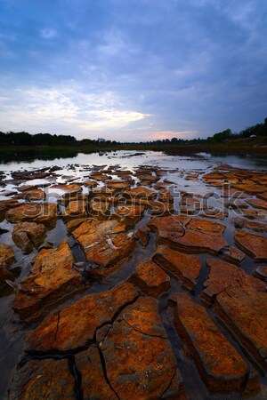 Trocken Land Boden Textur Boden Hintergrund Stock foto © lukchai