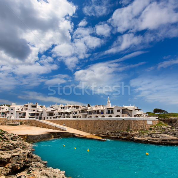 Binibequer Vell in Menorca Binibeca white village Sant Lluis Stock photo © lunamarina