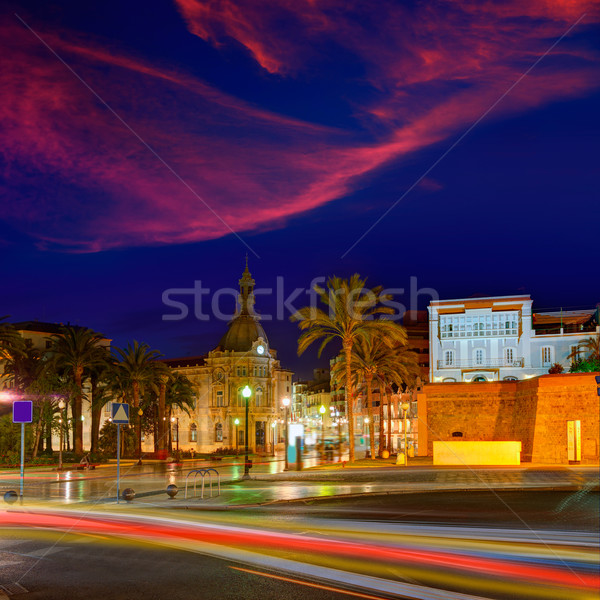 Ayuntamiento de Cartagena Murciacity hall Spain Stock photo © lunamarina