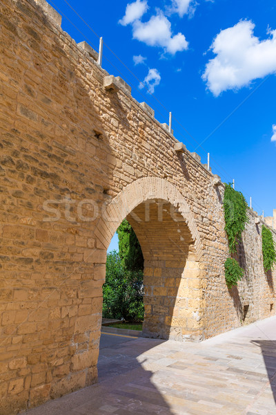 Alcudia Old Town fortres wall in Majorca Mallorca Stock photo © lunamarina