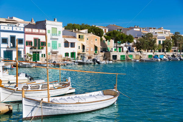 Stockfoto: Haven · majorca · eiland · Spanje · landschap · zomer