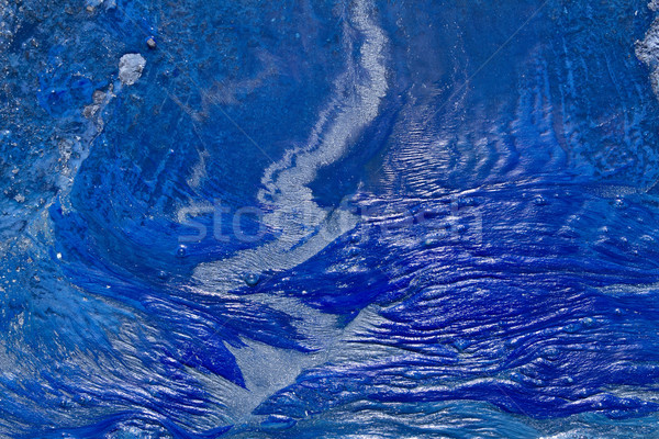 abstract blue paint texture shapes background Stock photo © lunamarina