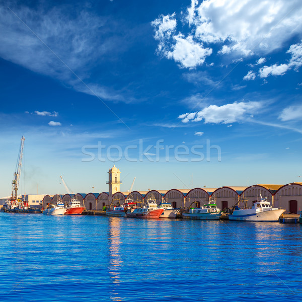 Portu Walencja morze Śródziemne Hiszpania wygaśnięcia plaży Zdjęcia stock © lunamarina
