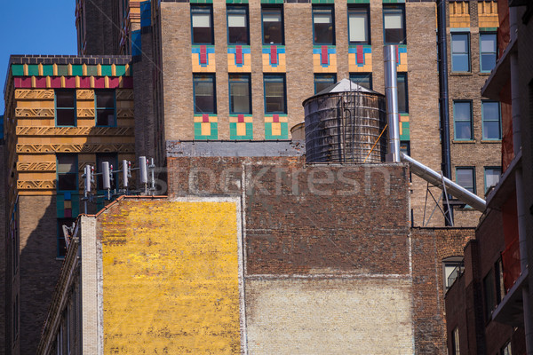 Fift avenue aged brick wall 5 th Av New York USA Stock photo © lunamarina