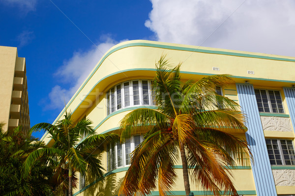 Miami strand oceaan art deco Florida wijk Stockfoto © lunamarina