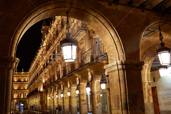 Salamanca Plaza Mayor in Spain Stock photo © lunamarina