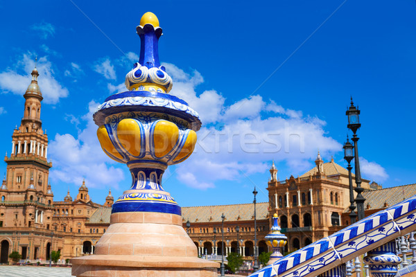 Stock photo: Seville Sevilla Plaza Espana Andalusia Spain