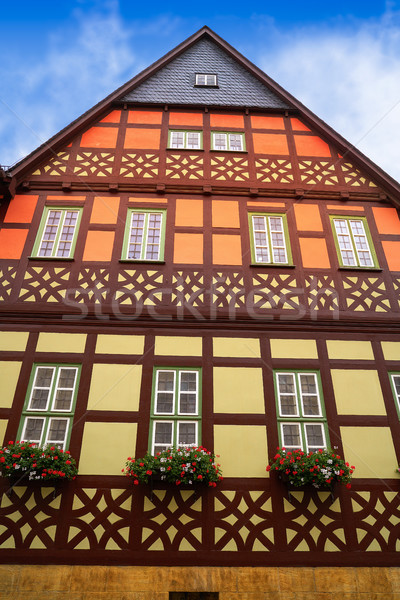 Stock photo: Wernigerode Rathaus Stadt city hall Harz Germany