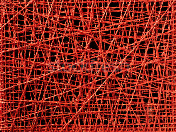 abstract red thread texture of irregular lines Stock photo © lunamarina