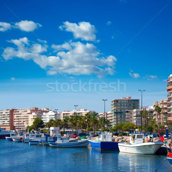 Alicante Santa Pola port marina from valencian Community Stock photo © lunamarina