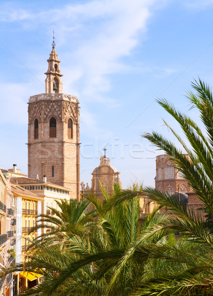 Сток-фото: Валенсия · исторический · центра · собора · дерево