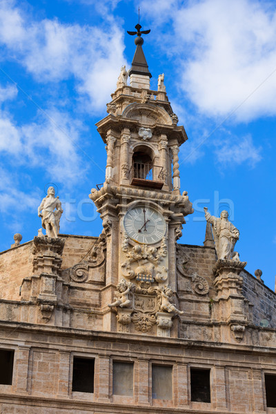 Valencia Santos Juanes church facade Spain Stock photo © lunamarina