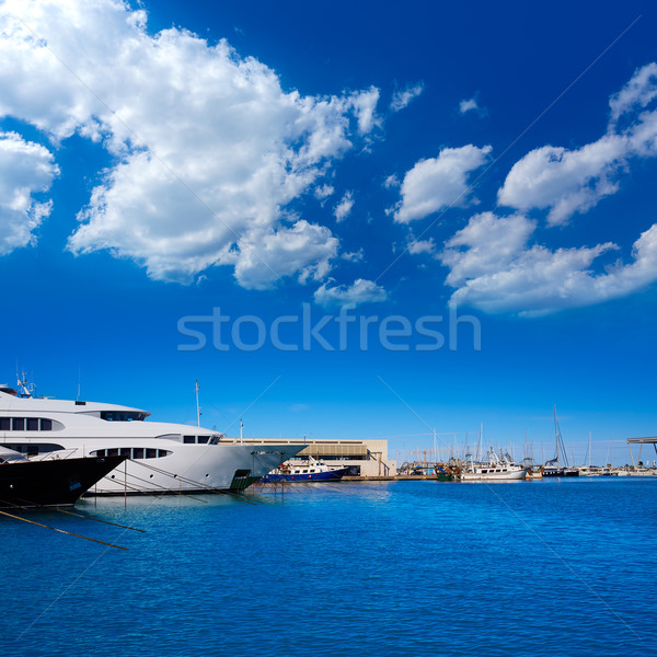 Jachthaven haven Spanje boten zonnige Blauw Stockfoto © lunamarina