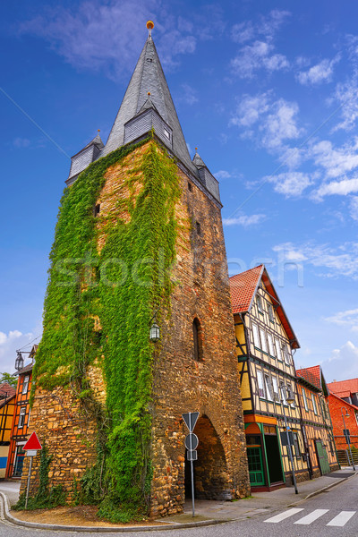 Wernigerode tower Westerntorturm in Harz Germany Stock photo © lunamarina