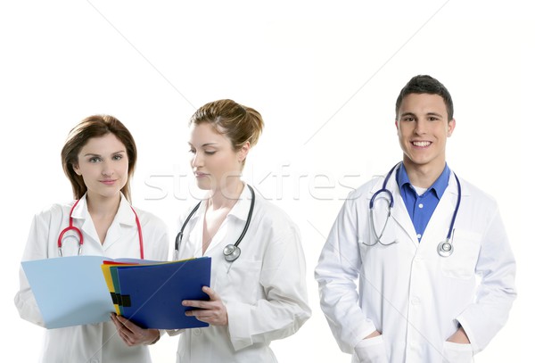 Doctors teamwork, health professional people Stock photo © lunamarina