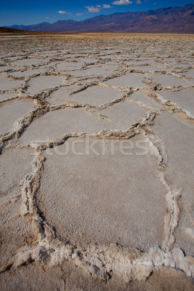 Badwater Basin Death Valley salt formations Stock photo © lunamarina