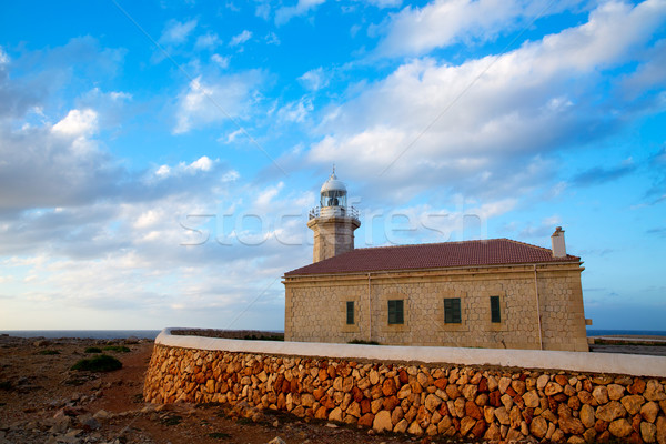 Menorca Punta Nati Faro lighthouse Balearic Islands Stock photo © lunamarina