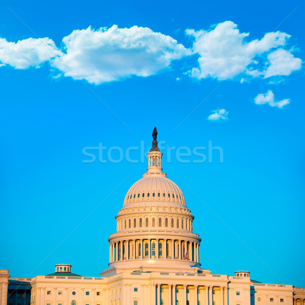 Stock photo: Capitol building dome Washington DC US congress