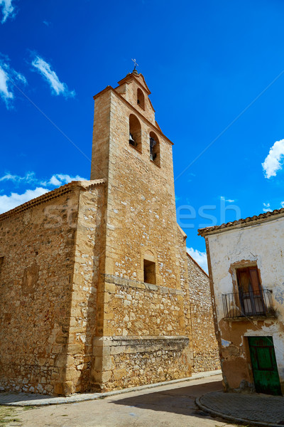 Church in Talayuelas Cuenca at spain Stock photo © lunamarina