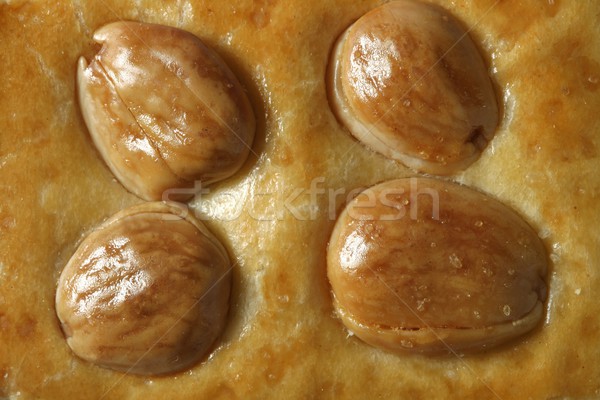 Almond salted golden bakery texture Stock photo © lunamarina