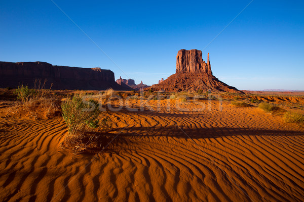 Monument Valley West Mitten Butte Utah Park Stock photo © lunamarina