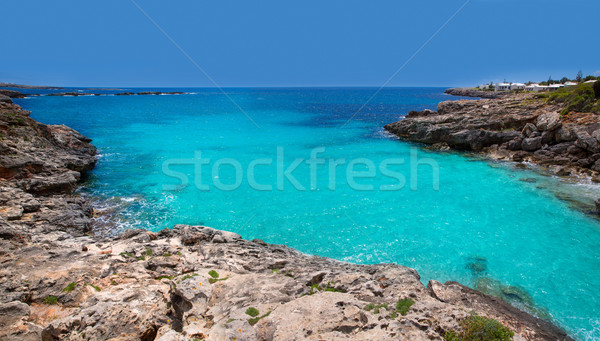 Menorca Platja es Calo Blanc in Sant Lluis at Balearic islands Stock photo © lunamarina