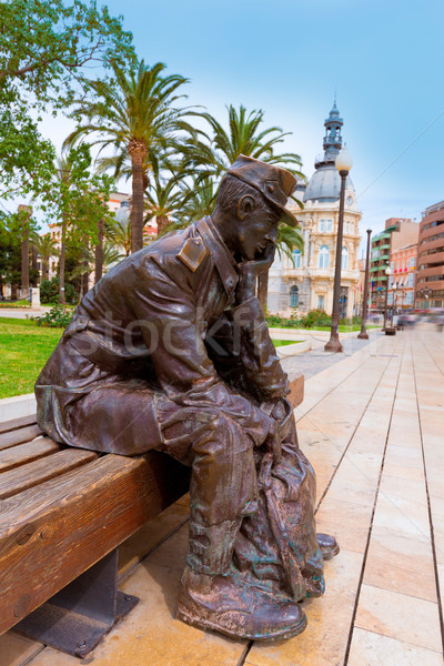 Cartagena Marinero de Reemplazo memorial Spain Stock photo © lunamarina