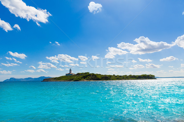 Platja de Alcudia Aucanada beach in Mallorca Stock photo © lunamarina