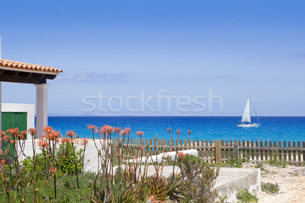 Formentera north escalo es calo aqua Mediterranean Stock photo © lunamarina