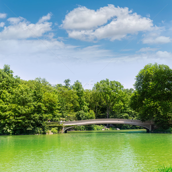 Stockfoto: Central · Park · meer · boeg · brug · New · York · stad